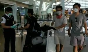 Suasana di Bandara Ngurah Rai, Bali, Selasa (4/2/2020). (Foto: Beritasatu TV)